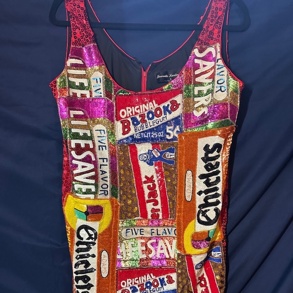 Jeanette Kastenberg Sequined Vintage Candy Dress - Picture 2 of 5